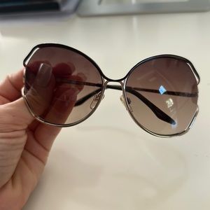 Armani exchange sunglasses gold brown